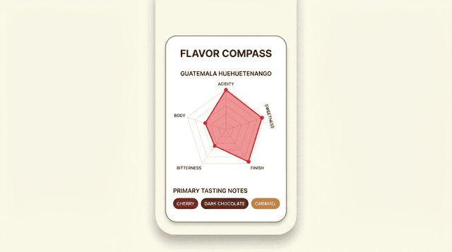 Flavor Compass app preview